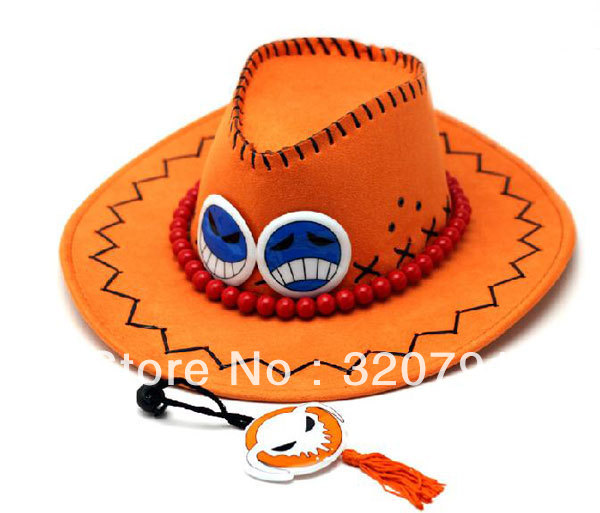 "Fire Fist Ace" One Piece Portgas D. Ace Cosplay Hat 5 color optional