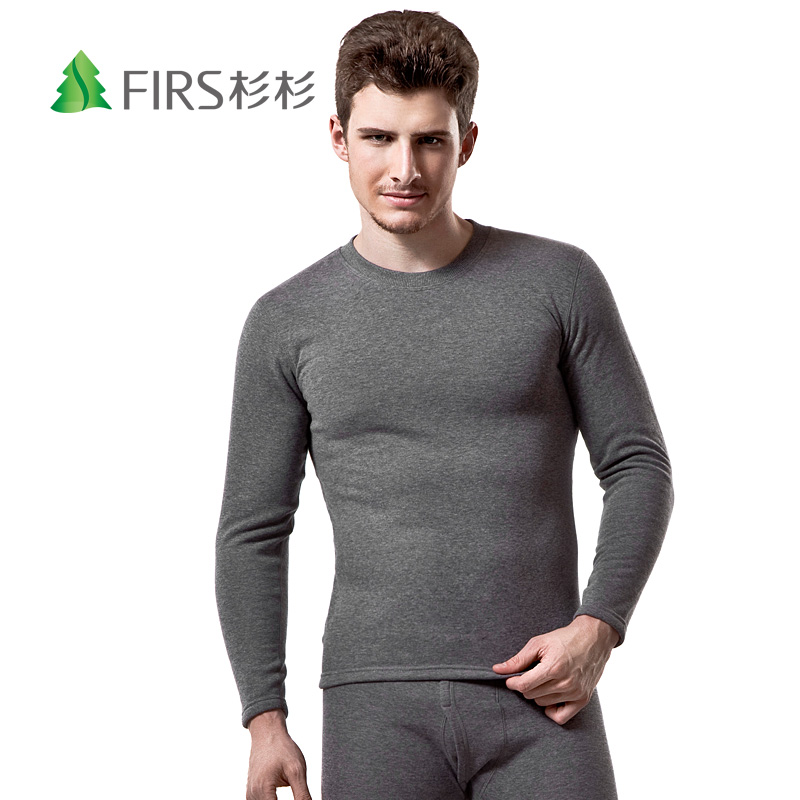 FIRS male thermal underwear thin plus velvet breathable thermal underwear set thermal