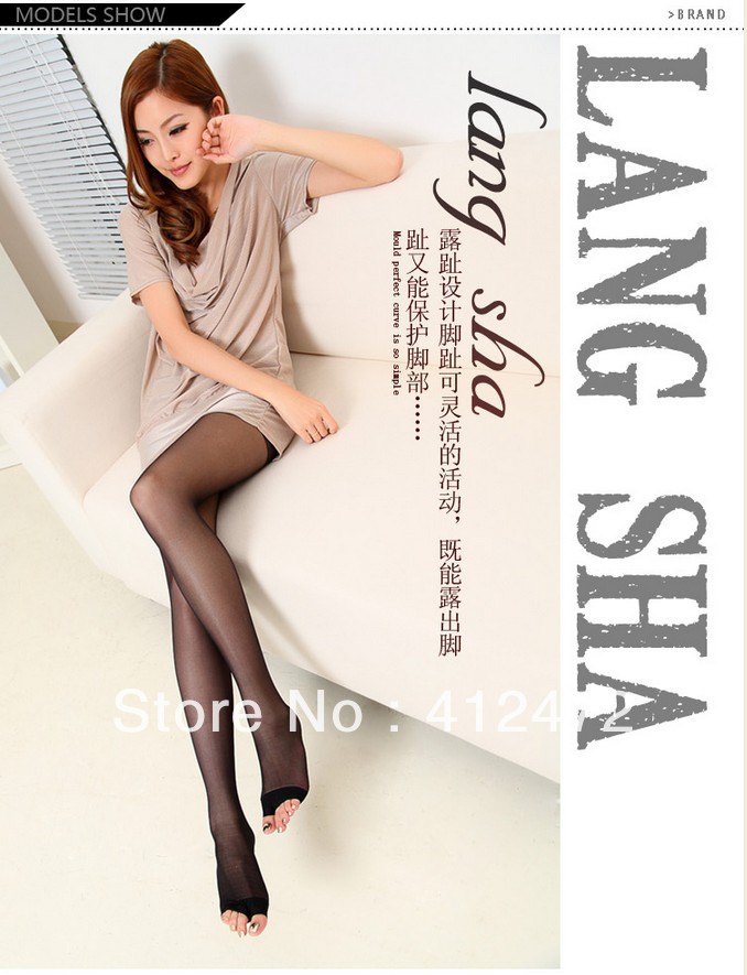 Fish head socks ultra-thin Ms. colored open-toed socks stepped foot socks pantyhose bottoming female stockings