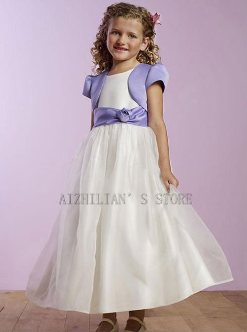 fish ship,custom,fancy ,wedding ,Pageant Party, flower girls dress ,Princess skirt,white with purple