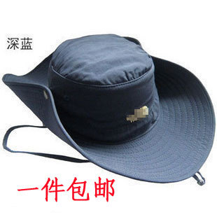 Fishing cap the large brim cap summer outdoor sun-shading sun hat big beach cap bucket hat