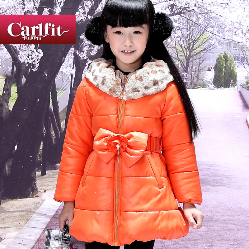 Fitow female child wadded jacket outerwear plus cotton thickening