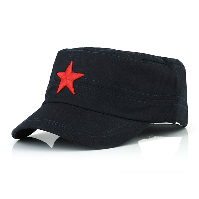 Five-pointed star cadet military cap hat lovers cap baseball cap hat sun-shading