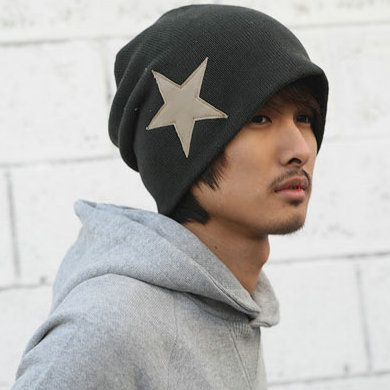 Five-pointed star pocket hat autumn and winter thermal knitted hat knitted hat