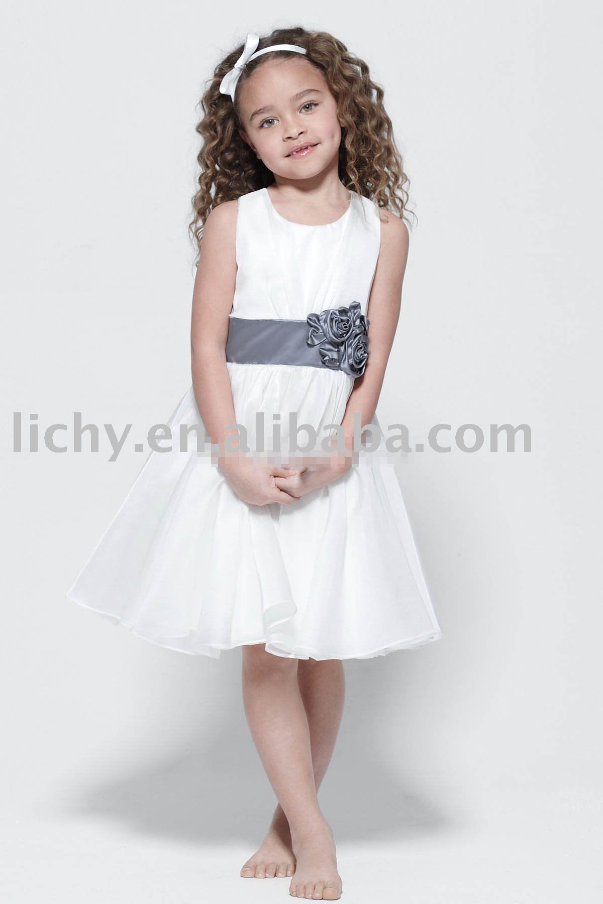 Flower Girl Dress , Kid Dress , Flower Girl Dress For Wedding , Accept   lya8250
