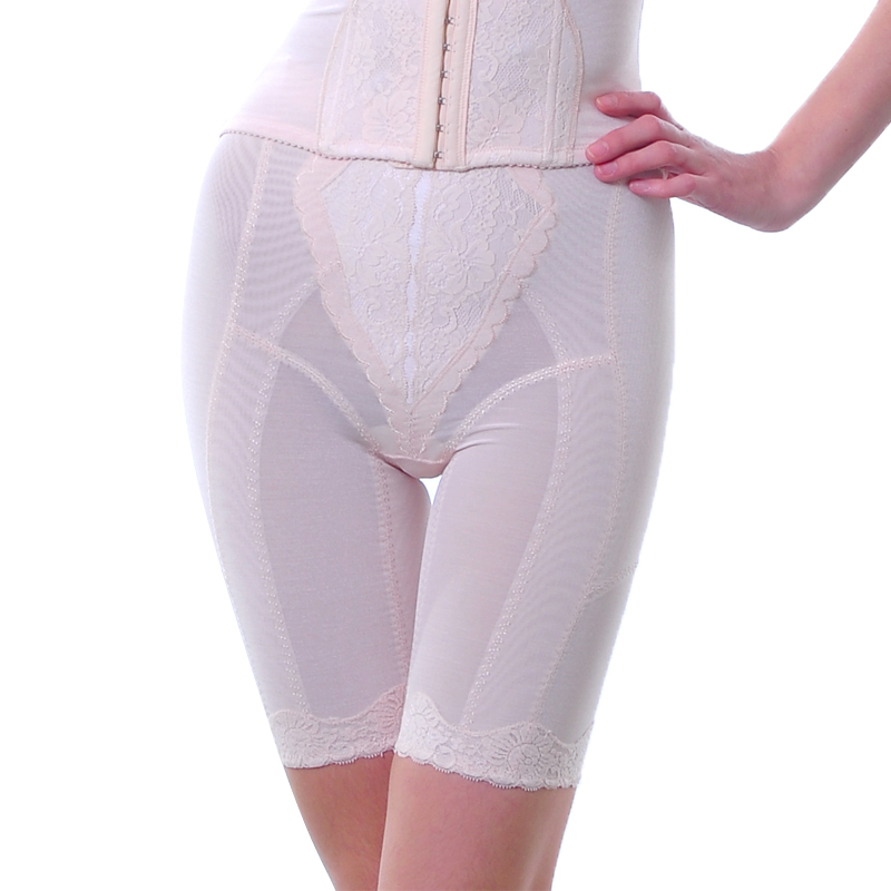 Flower women's body shaping pants knee-length pants abdomen drawing butt-lifting orthopedic magnet massage q5028