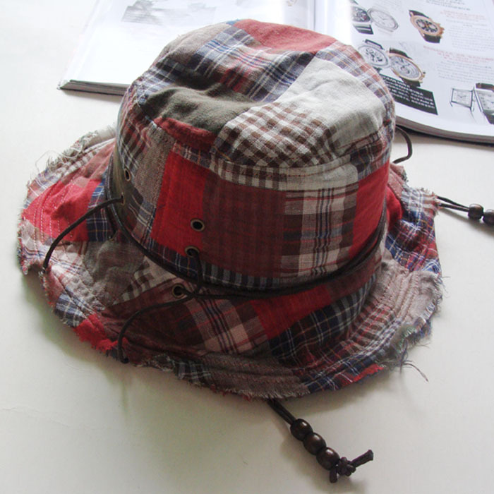 Folding roll up hem cotton cloth cap personalized unique casual cap