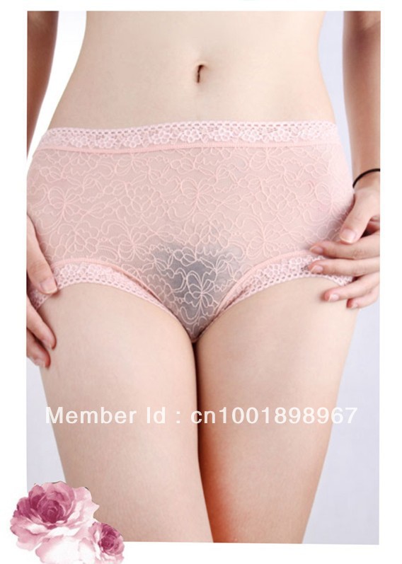 Foreign trade underwear modal appeal ice silk jacquard transparent comfortable underwear brand female underwear wholesale 2 *200