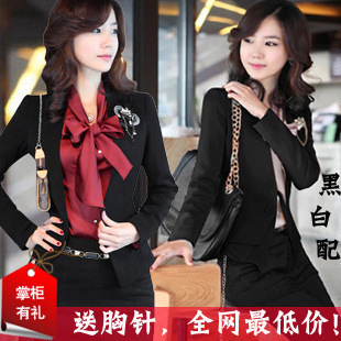 Formal work wear women's skirt set fashion ol elegant slim quality work wear