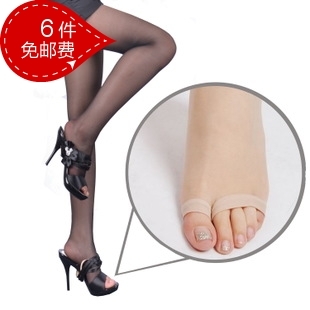 Four colors are black and beige and brown and gray summer wear toe stockings sexy fashion pantyhose stockings