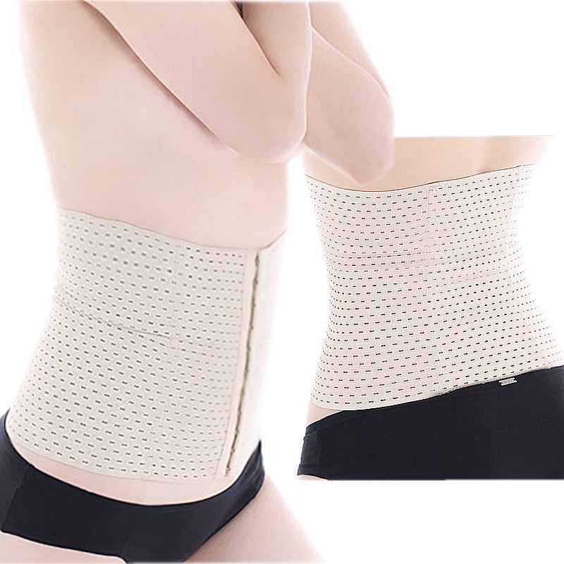 Four seasons breathable invisible drawing abdomen belt staylace thin waist fat burning plastic belt small