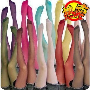 four seasons color velvet stockings pantyhose Women super thin sexy candy stockings pantihose tights 30 pairs/lot