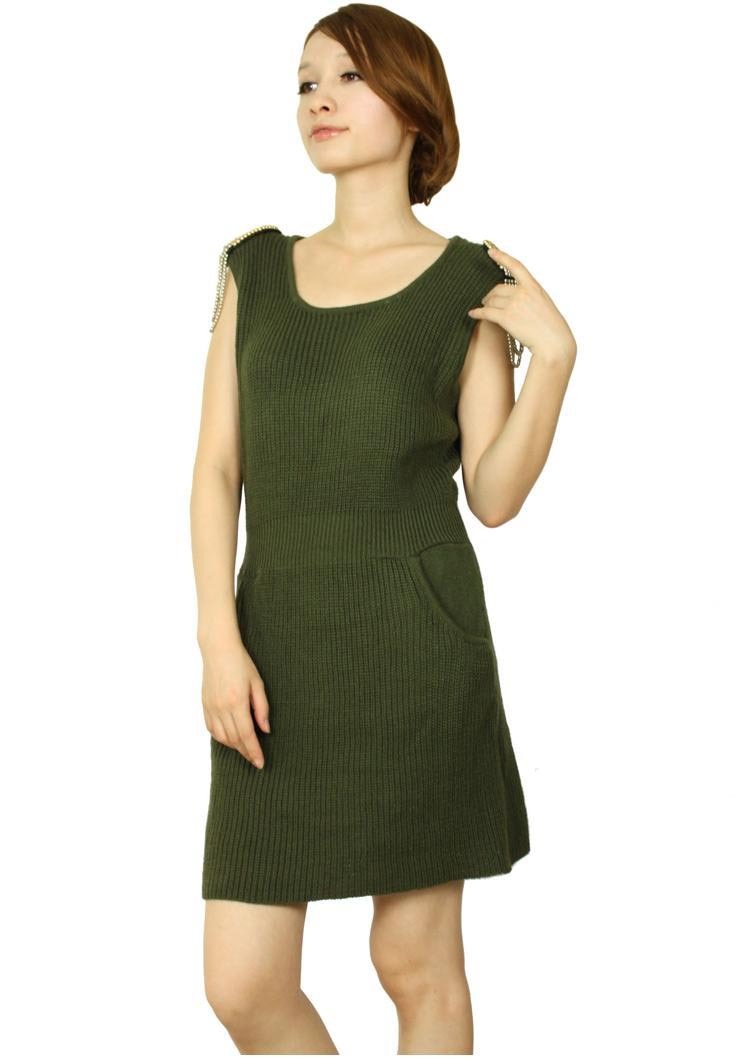 Free delivery 2013 autumn and winter women basic thickening plus size long design sleeveless sweater vest dress pullover