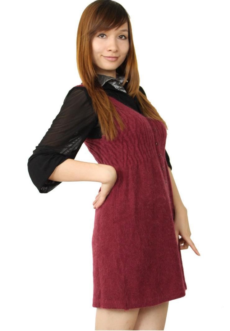 Free delivery 2013 autumn and winter women plus size sweater basic sweater tank dress pullover