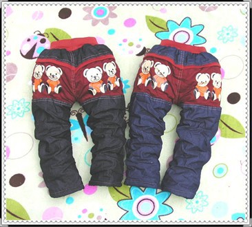 Free delivery 2013 popular version of the children's spring jeans wholesale