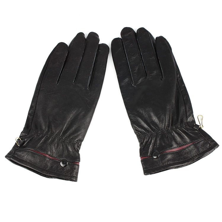 Free delivery Autumn and winter thermal women's genuine leather gloves women's natural genuine leather gloves