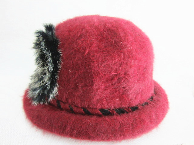 Free delivery Cap rabbit fur hat quinquagenarian hat women's bucket hats fedoras cap rabbit fur hat