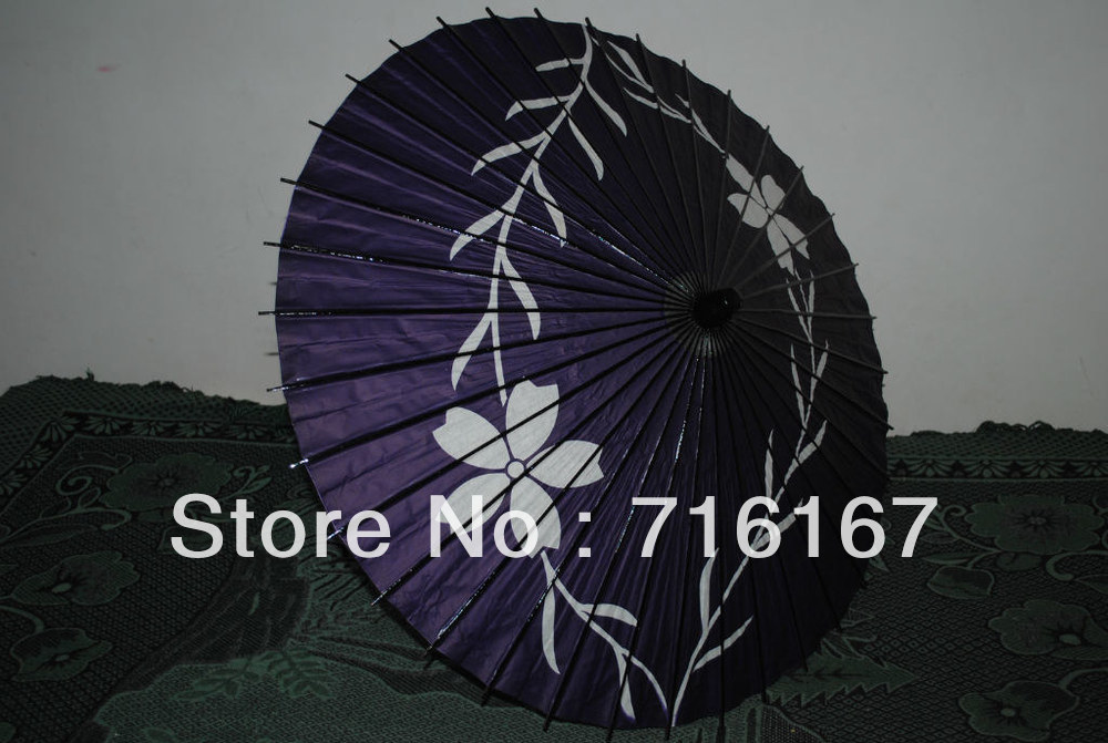 **Free delivery** Chinese handwork Oiled paper painting flower umbrella+++++
