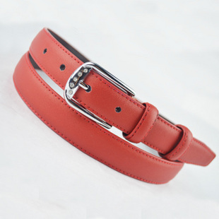 Free delivery Fashion all-match casual women's genuine leather thin belt strap p034
