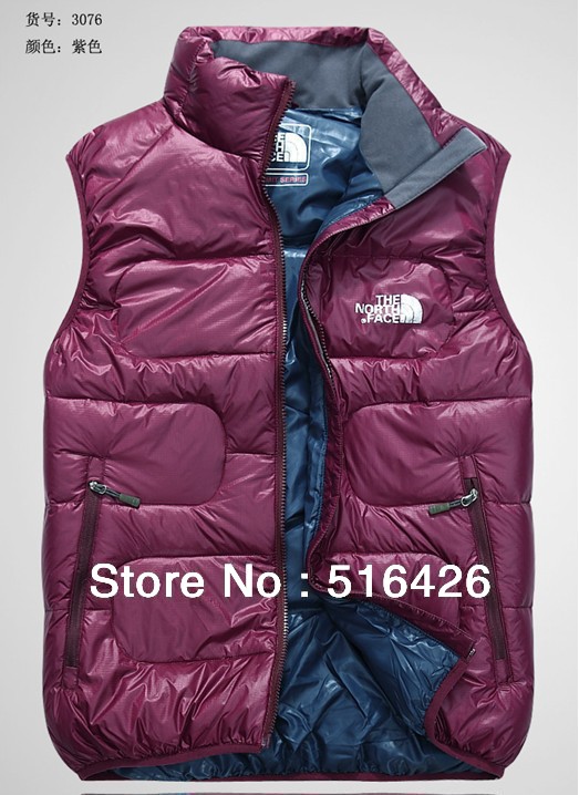 Free delivery fashion outdoor leisure down jacket vest in men and women