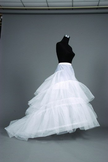 Free Delivery Wedding Gown Train Petticoat Crinoline Underskirt