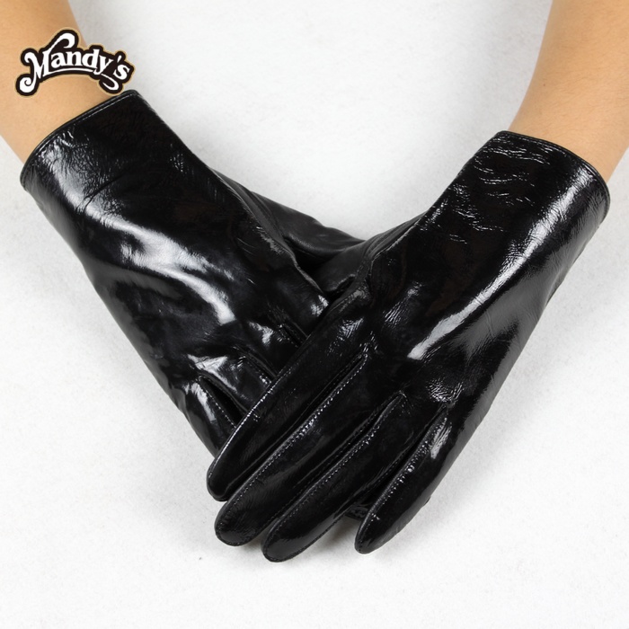 Free delivery Women's genuine leather gloves thermal winter sheepskin gloves finger gloves