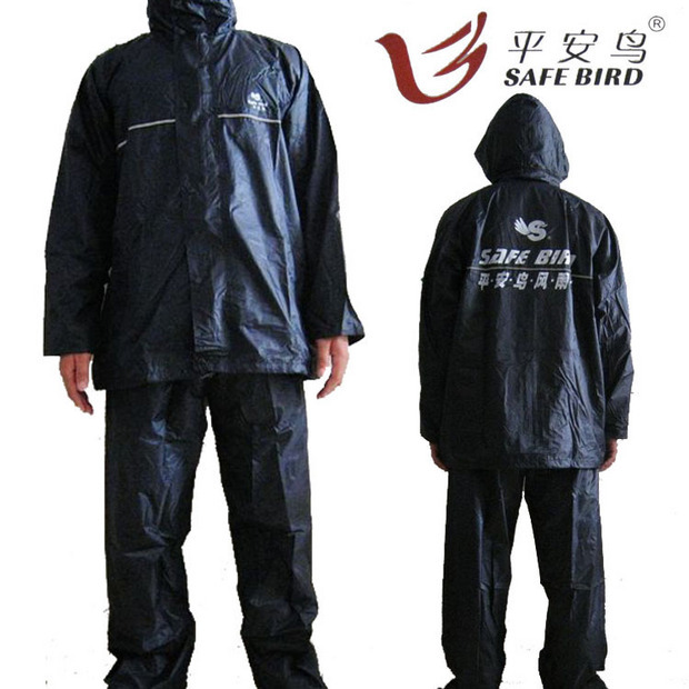Free DHL shiipping Bird set split raincoat rain pants ride motorcycle water-resistant waterproof poncho
