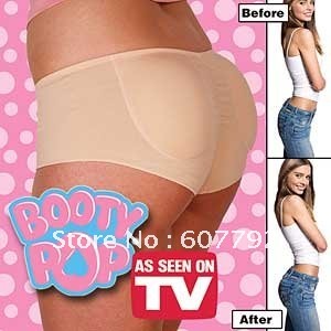 Free DHL Shipping 192pcs/lot Buttock Pad Body Shaping Shorts Booty Pop As Seen On TV