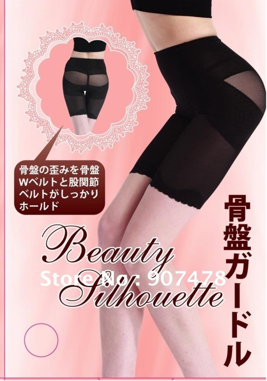 Free DHL Shipping 50pcs/lot Lace Pelvis Correction Pants Slimming Five Pants Body Shaping Pants