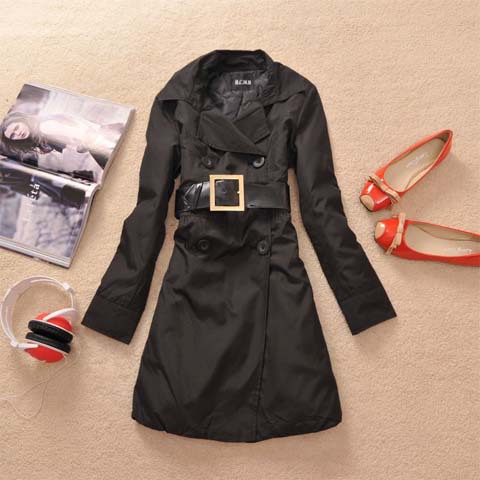 Free Drop Shipping Hot selling new Autumn New fashion women s Vogue long jacket coat elegant cozy elegant slim outwear coats