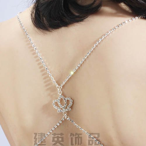 Free Fast Shipping Factory Outlet Price wholesale New 24pairs Crystal Diamante Crown Adjustable Bra Back Straps Black#8