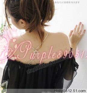 Free Fast Shipping Factory Outlet Price wholesale New 24pairs Crystal Diamante Star Adjustable Bra Back Straps BLACK#7