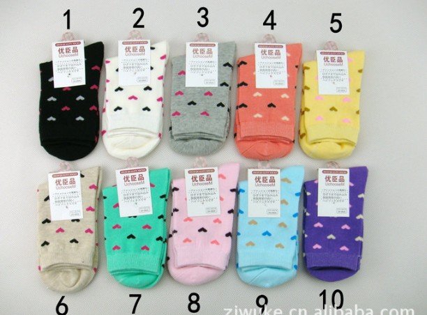 Free Fedex Shipping 100 dual pairs 4 pattern 100% Cotton Womens Fashion  Ankle Crew Slipper Socks