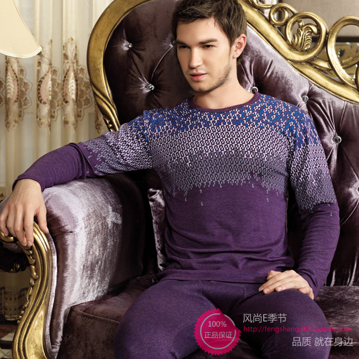 Free postage Modal male basic thin long johns long johns thermal underwear set gk31