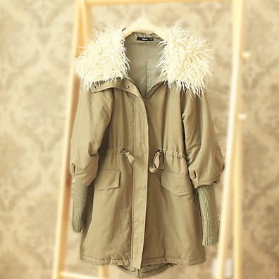 Free postage, women's sweater coat paragraph in length. snow wear
