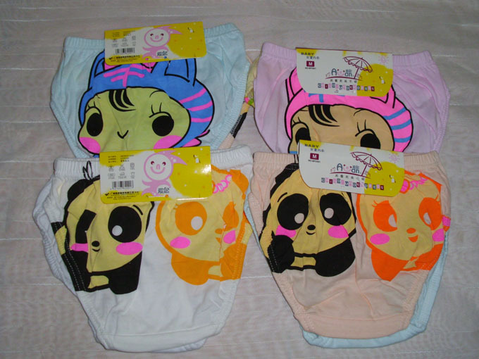 FREE SHIIPPING Child shorts 100% cotton briefs cartoon panties underwear trousers