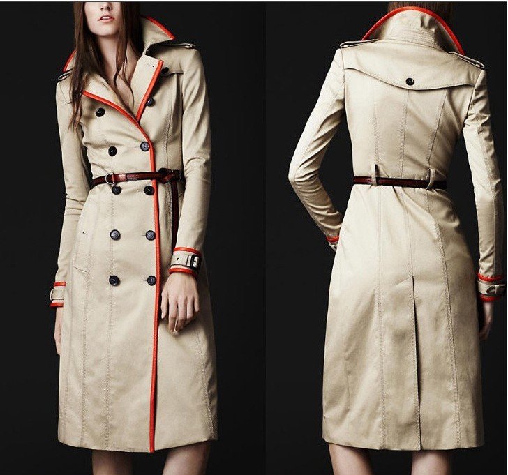 free ship! 100% high-grade, 2012new luxurious,FASHION,autumn/winter clothes, lady's coats,women's trench, OL's windbreaker