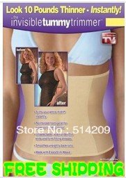 Free ship,100% qualified  Invisible Tummy Trimmer  New Slimming Belt Waist trimmer,lim & Lift Body Shaper wear Thinner see on TV