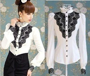 free ship! 100%quality!  2012 NEW,  HIGH QUALITY shirts, women's blouses, women's T-shirt/ Tops & Tees/ shirt, S,M,L,XL