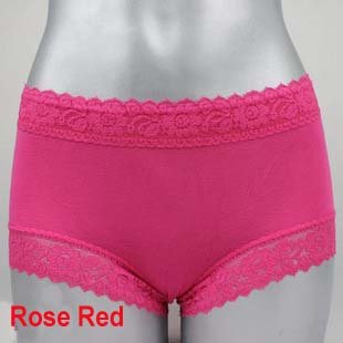 Free ship!15pc!Big size wood pulp fiber Modal women underwear / Lady high waist lace underpants