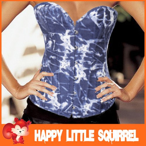 Free Ship Fashion Hot Corselet overbust Butterfly Flower Fancy Lady Sexy Corset lingerie Factory Dropship Wholesale Discount