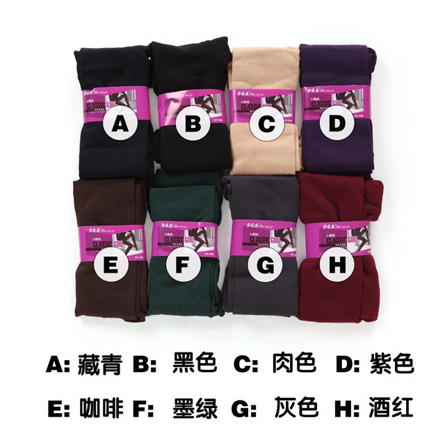 Free ship fashion sexy lady's thick panty hose filar socks and feet warm winter slim stretch pants wholesale