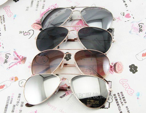 Free ship  Mirror sunglasses women shade glass eyewear sun glasses for women wholesale  13025
