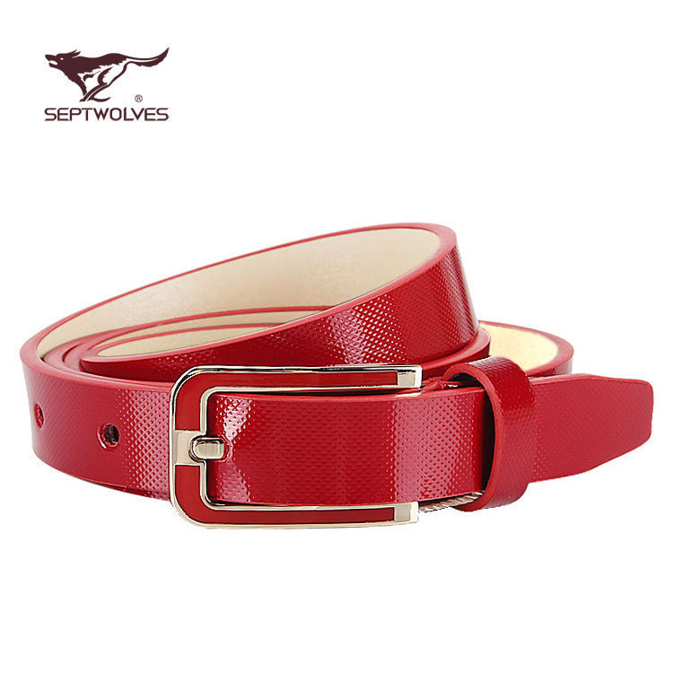 free ship super discount SEPTWOLVES women's strap genuine leather fashion belt ha8076000