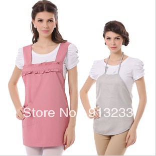 Free Shiping 2pcs/set silver fiber anti radiation clothing 3color cute design radiation-resistant maternity cloth XY-FFS-2S14-6