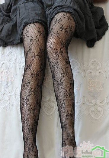 Free shiping(5pieces/lot)Women's pantyhose Slim small grain styled hollow long socks Sexy bud silk net pantyhose