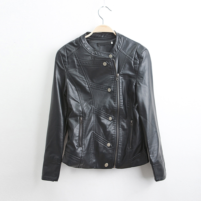 Free  shiping  hot 2012 motorcycle slim women's leather clothing jacket outerwear p1 f120