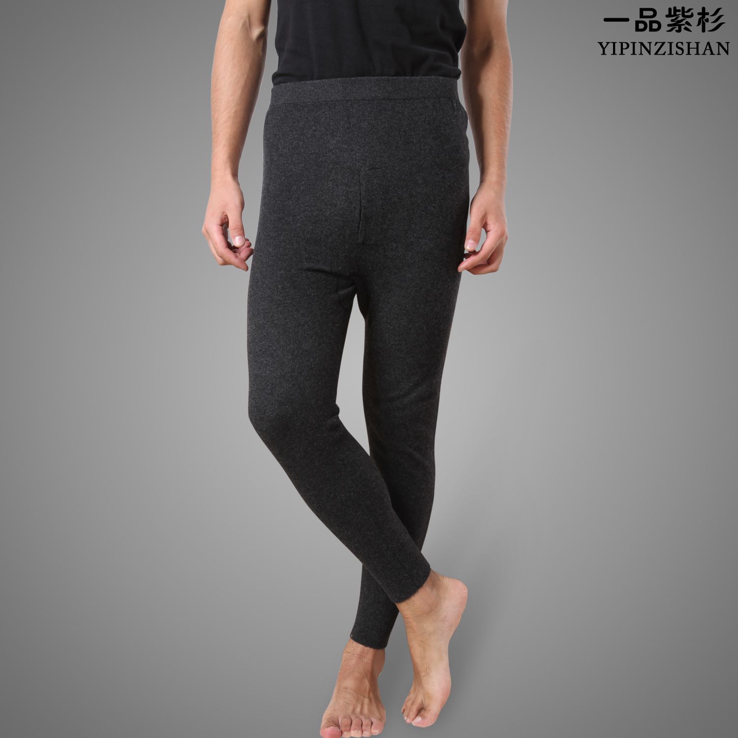 Free shiping Tangjiahe taxane male cashmere pants internality warm pants wool trousers 088