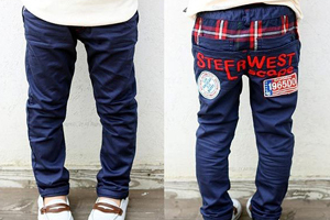 free shipment and wholesale of  children jean, long trousers,5pcs/lot mix full size