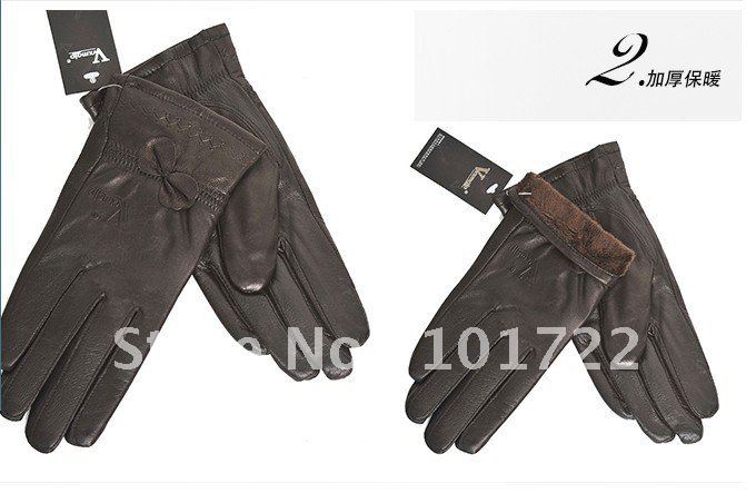 FREE SHIPMENT,Fashion women gloves,winter warm gloves,leather gloves,real leather quality,free size for women
